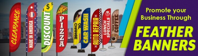 How To Promote Your Business With a Feather Banner Strategy