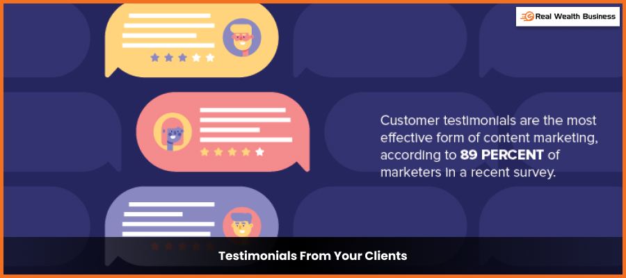 Testimonials From Your Clients