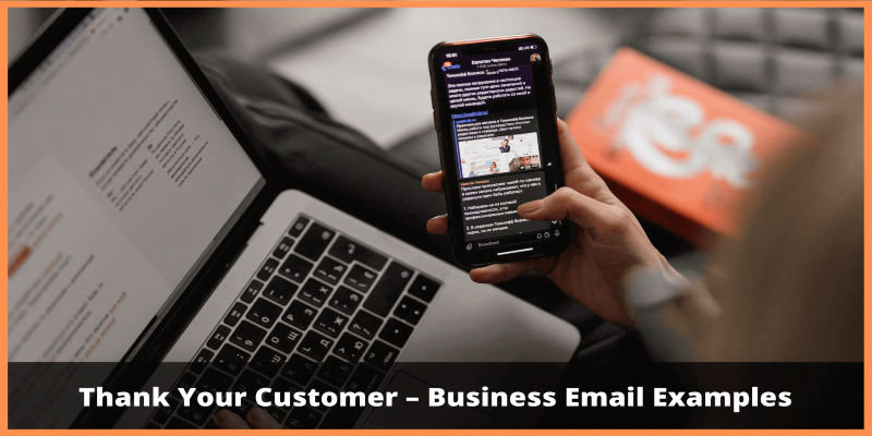 Thank Your Customer – Business Email Examples