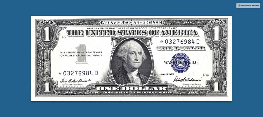1957 Silver Certificate Dollar Bill Value Today
