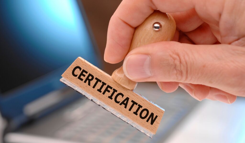 Certifications 