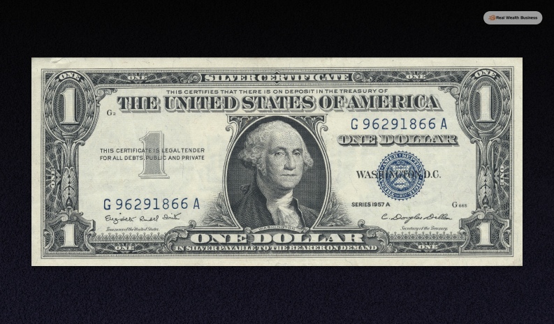$1 Silver Certificate Dollar Bill 1935 Or 1957