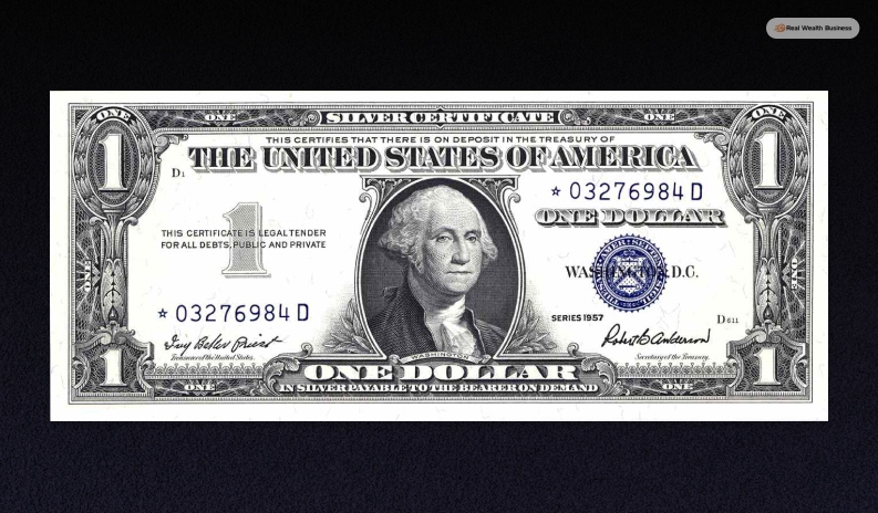 What Is A Silver Certificate Bill