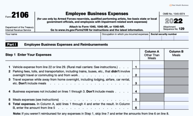 What Is Form 2106? And Employee Business Expenses Let’s Find Out