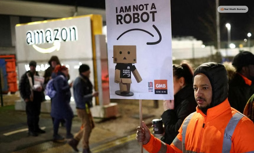 Workers Strike Prior The Amazon Prime Day Event