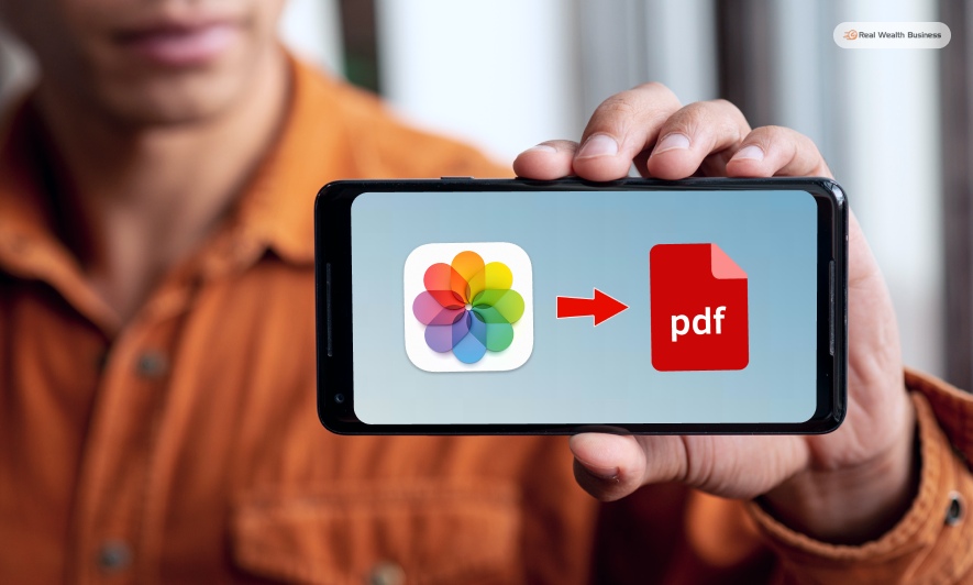 how to convert picture to pdf on iphone