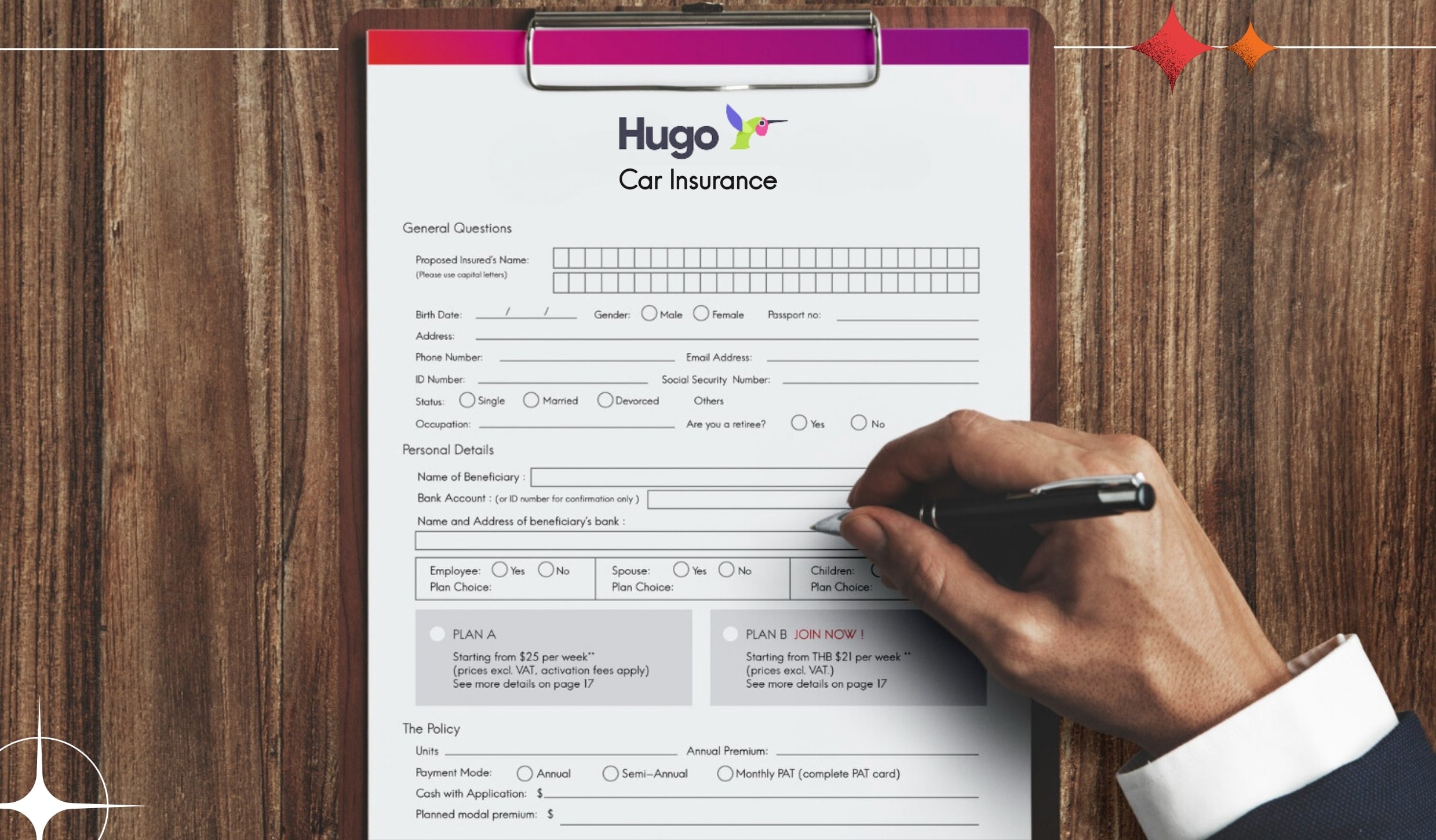 Hugo Car Insurance Itinerary-min