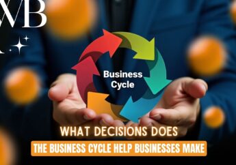 What are the decisions that the business cycle help firms make?