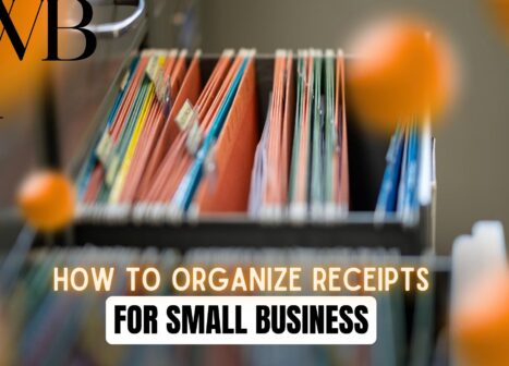 how to organize receipts for small business