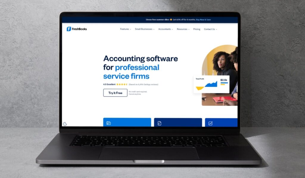 FreshBooks – Best for Freelancers and Service Based Businesses