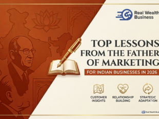 How to start a business in India using Philip Kotler marketing strategies by Real Wealth Business.
