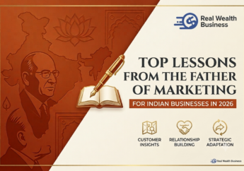 How to start a business in India using Philip Kotler marketing strategies by Real Wealth Business.