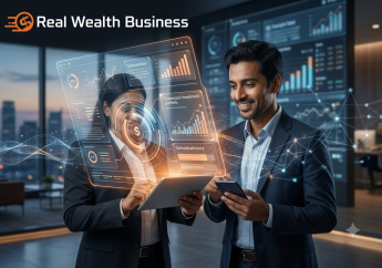 Real Wealth Business cover image on AI for business in Indian financial services sector