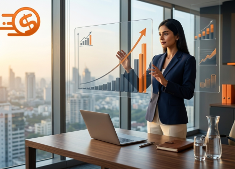Entrepreneur uses innovative technology to track a company's progress from 0% to 1% daily growth.
